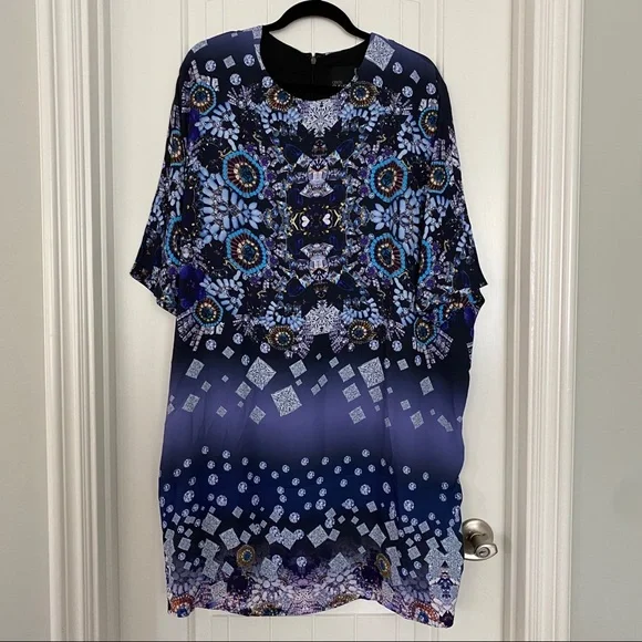 Jewel print dolman sleeve dress - Picture 1 of 4